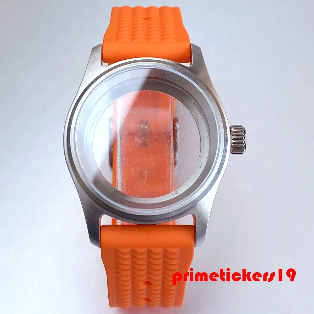 36/39mm Pilot Watch Case+Band Fit NH35 NH36 NH34 ETA2824 PT5000 Miyota8215 821A
