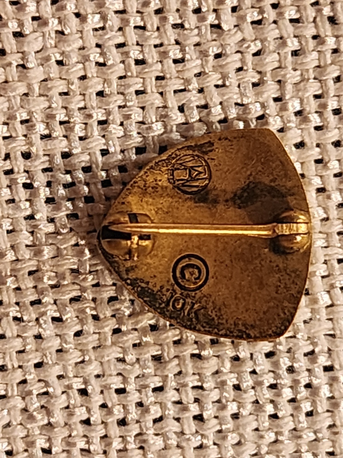 Vintage Western Electric 25 Year Service Pin Eagle Telephone 10K Gold