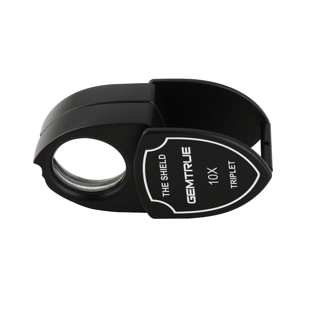 GemTrue Shield Loupe 10x Triplet Diamond Inspecting Magnifier Jewelers Tools