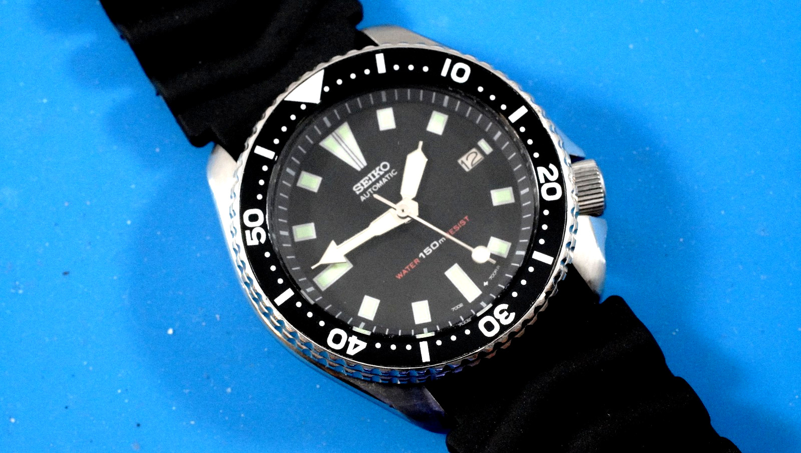 Serviced Seiko SCUBA DIVER’s 150m Automatic Vintage ’94 Men’s Watch 7002-7000