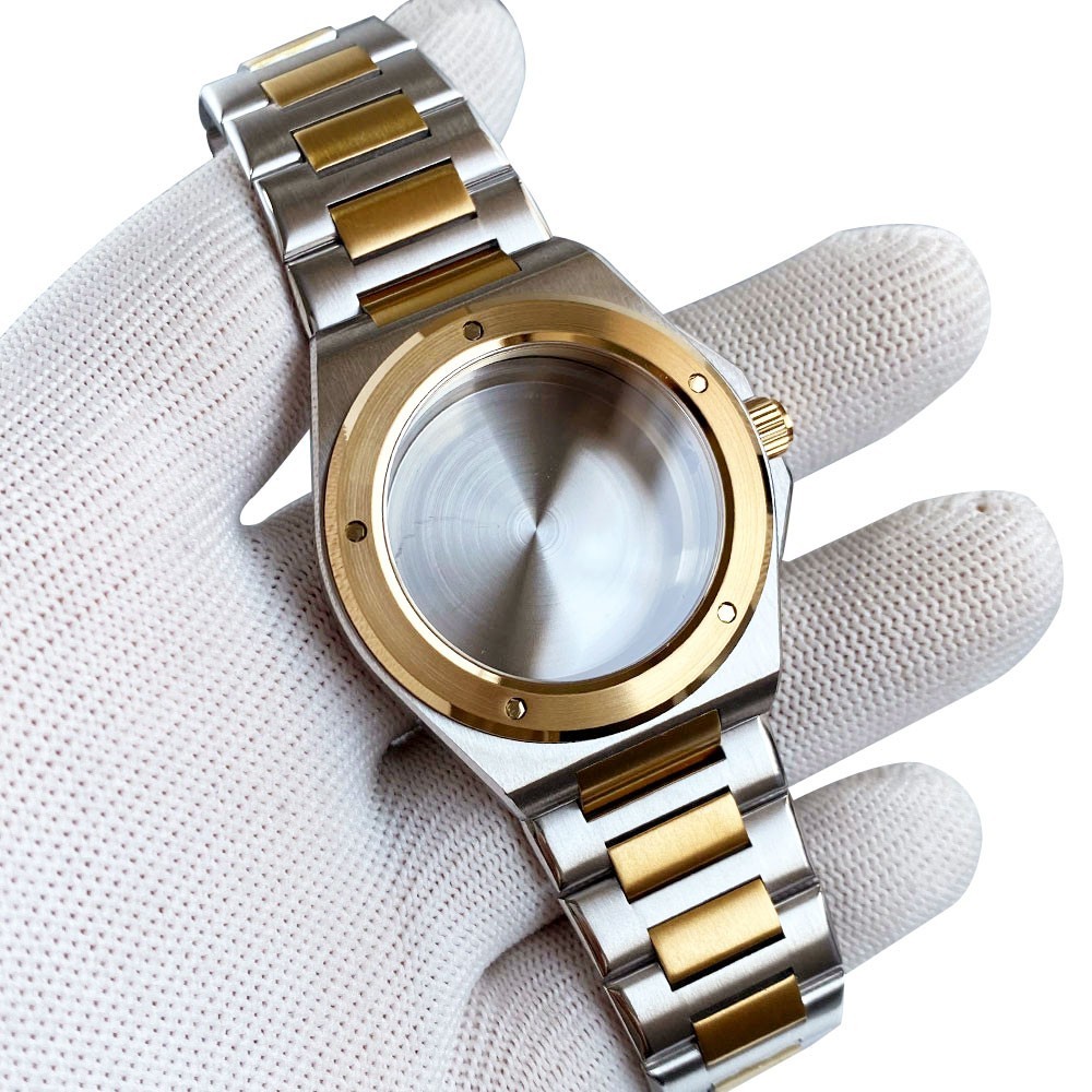 40mm Steel Case Fit for Engineer NH35 ETA2824 PT MenWatch Parts Sapphire Crystal
