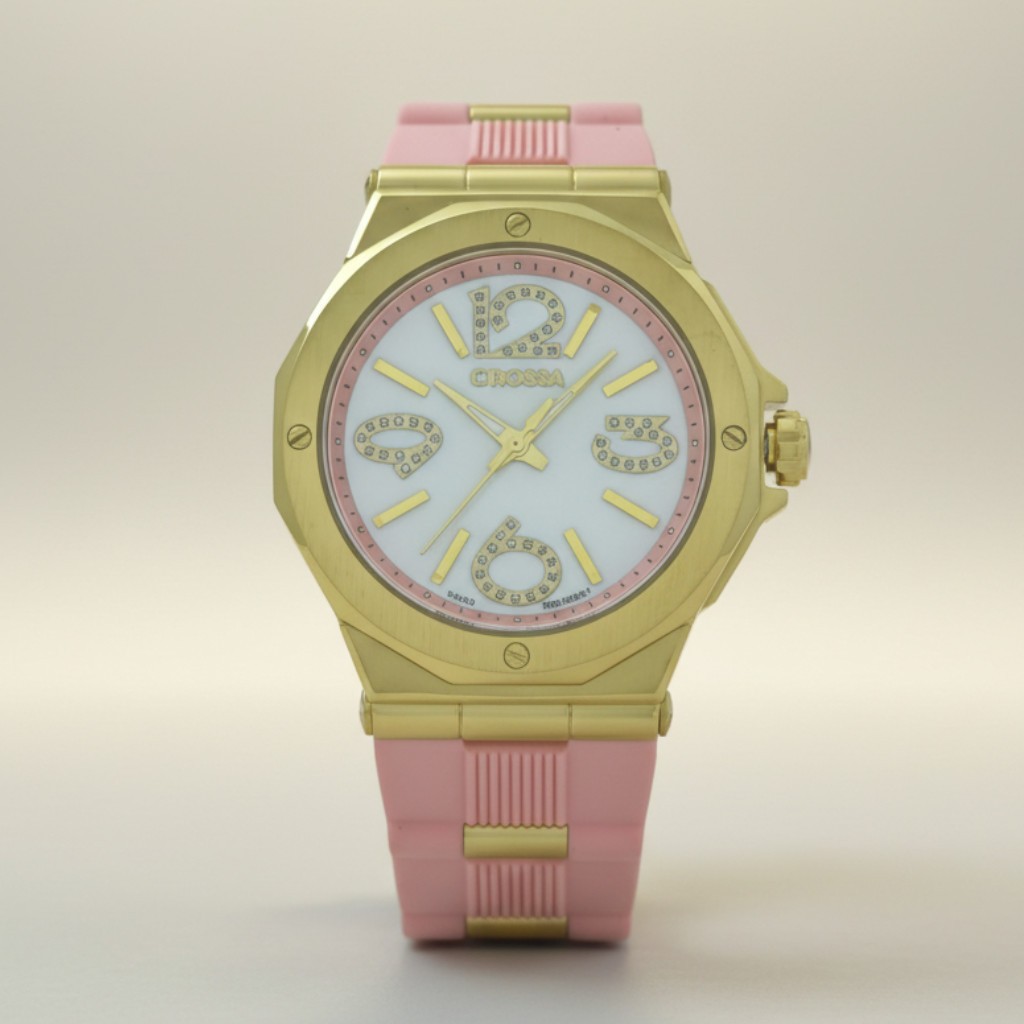 Coossa Original Women’s Watch 36.5MM Case Swiss Movt 100M WR Mother Of Pear Dial