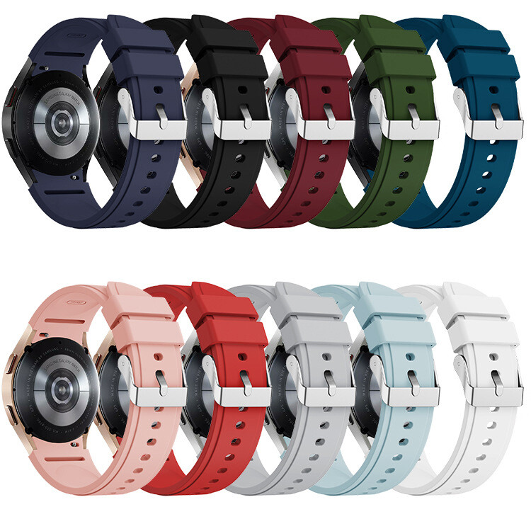 Silicone Watch Band Strap For Samsung Galaxy Watch 4 Classic 46MM SM-R890 / 42mm