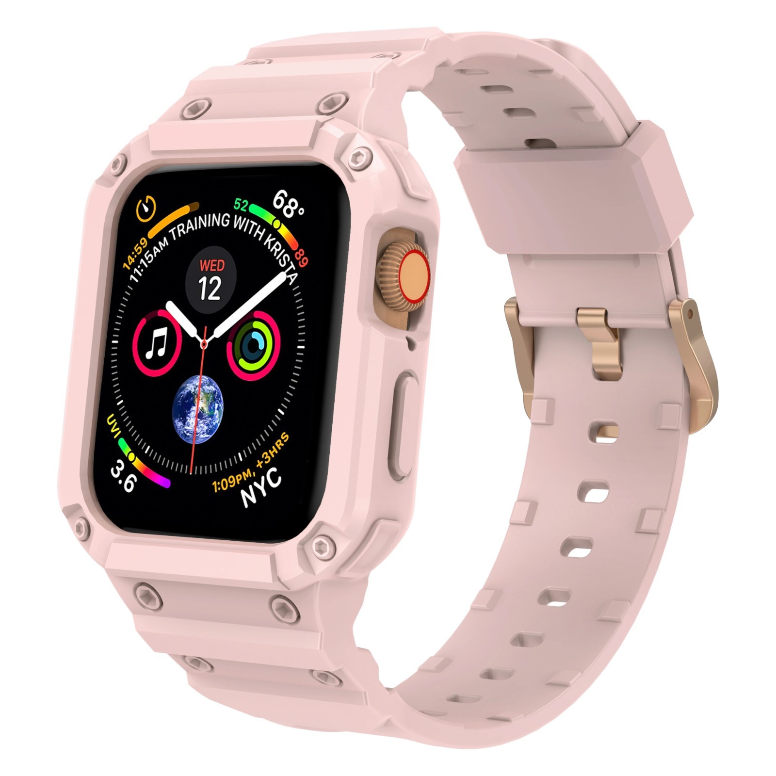 Rugged Apple Watch Band Bumper Case Cover Strap Iwatch SE 9 8 7 6 5 4 3 2