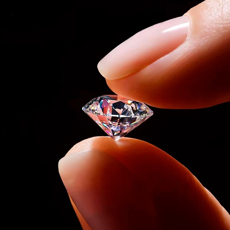 1-30ct D Color VVS1 Round Cut Loose Moissanite Real Gem Stone W/GRA Pass Tester