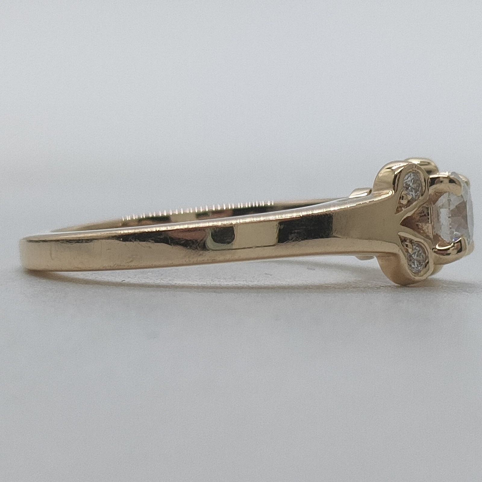 Cartier Ring Ballerina Solitaire Natural Diamond 0.23ct Gold 2343716
