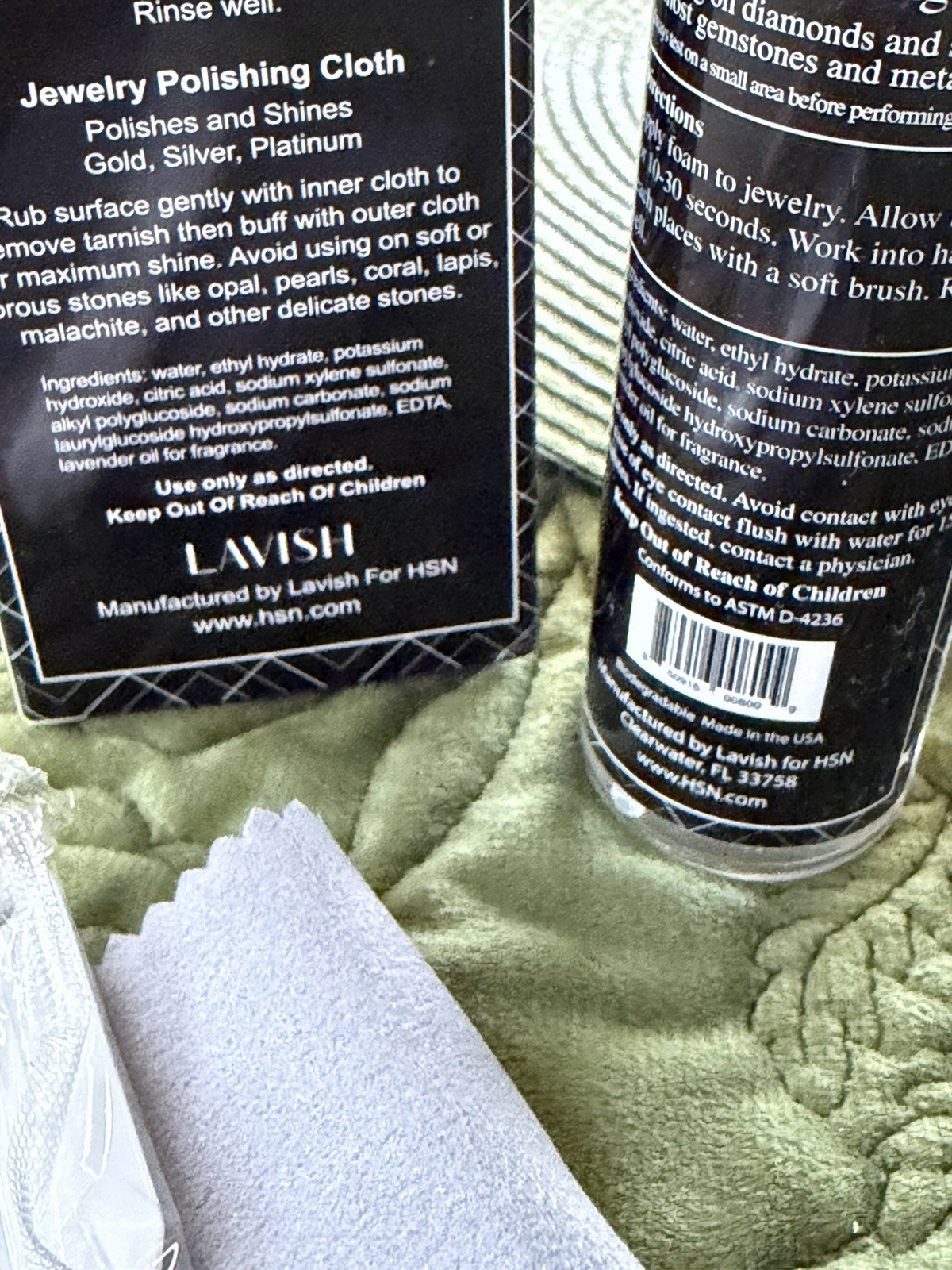 Prestige Fine Jewelry Care Cleaning Kit with Cloth and Brush NIB
