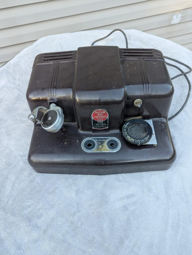 Paulson Time-O-Graf watchmaker timing tool Borg Corp.