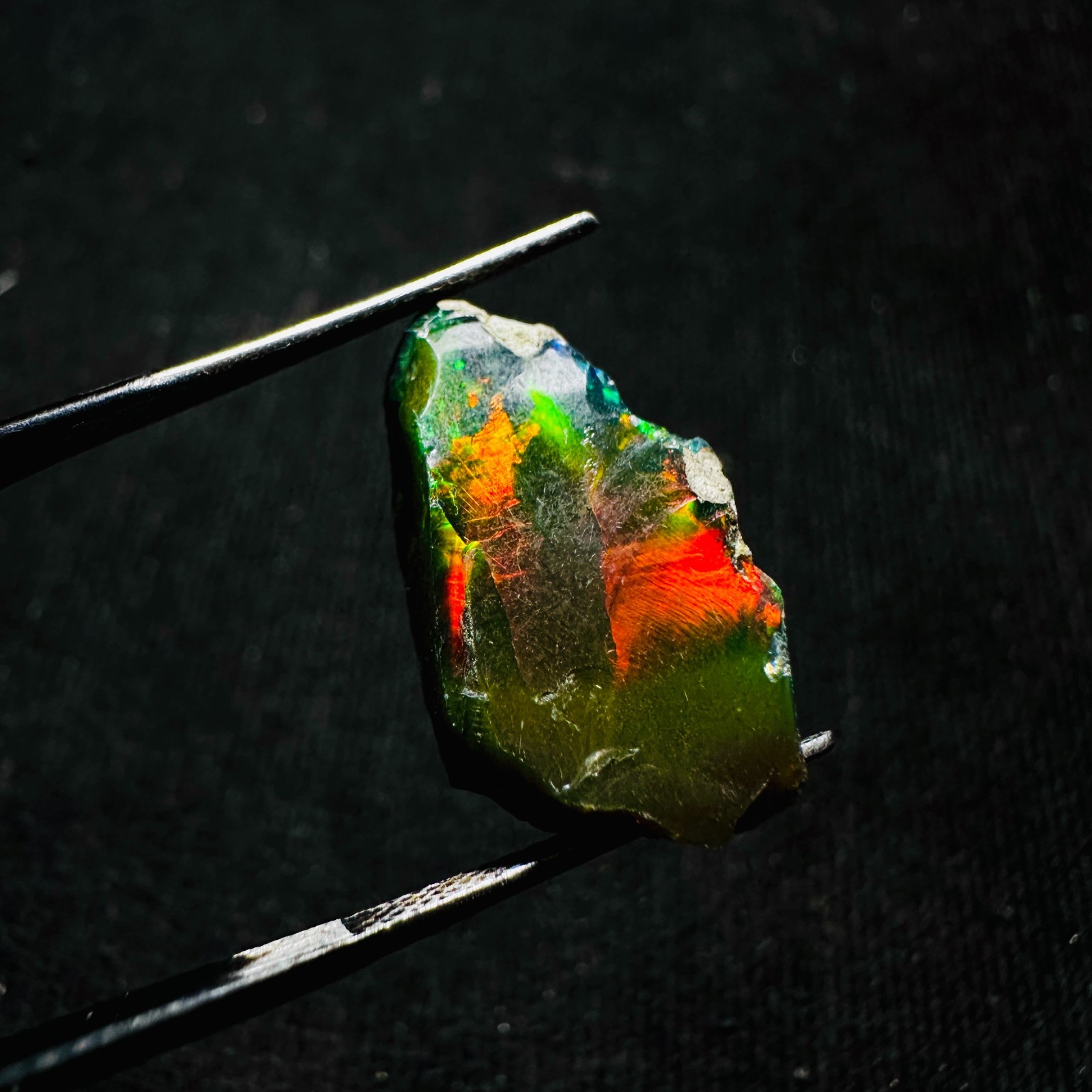 Natural Black Opal Rough Loose Raw Gem Cutting Stone For Collectors 10.00 CTS