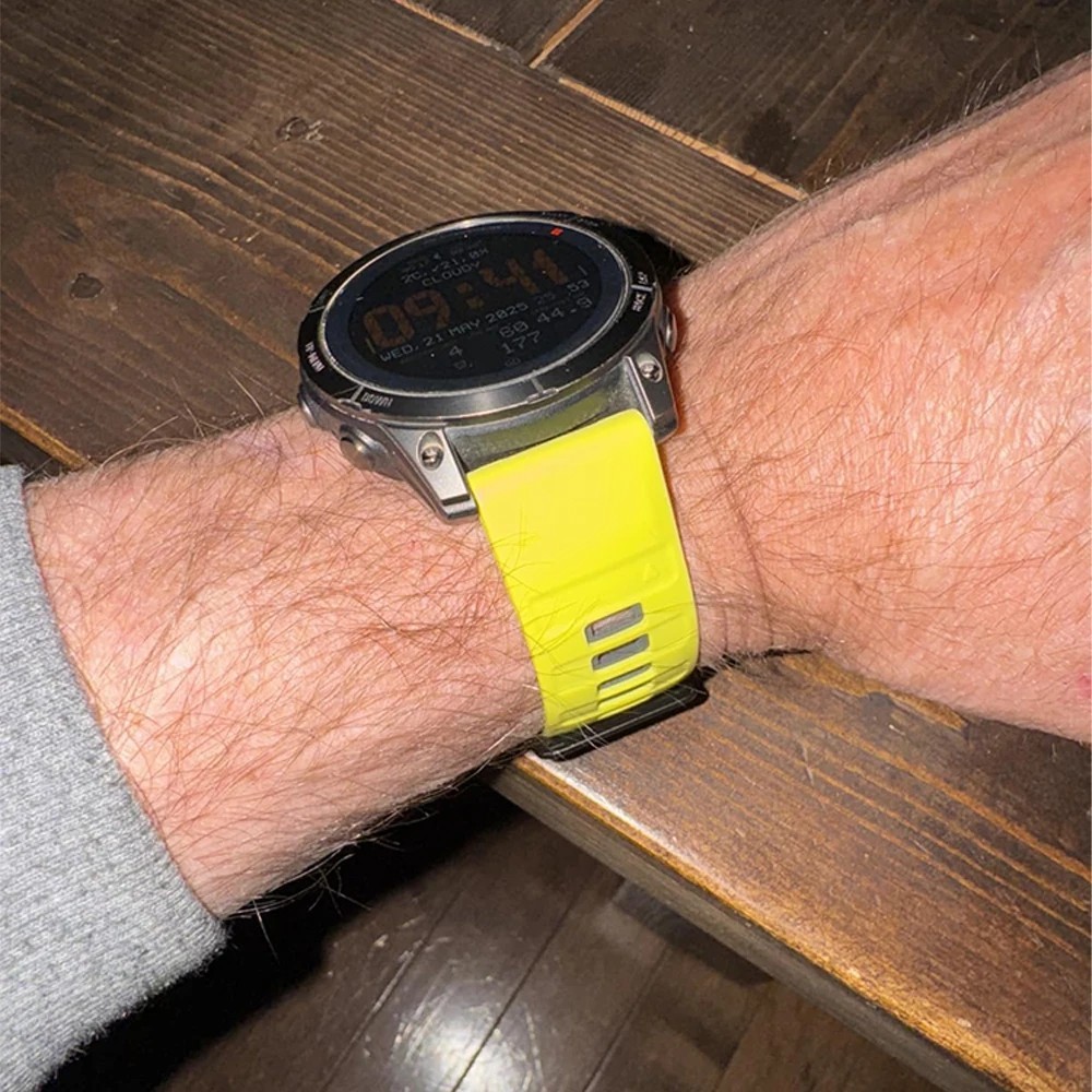 Premium Sport Strap for Fenix 8 QuickFit Silicone Band for Garmin Fenix 47/51mm