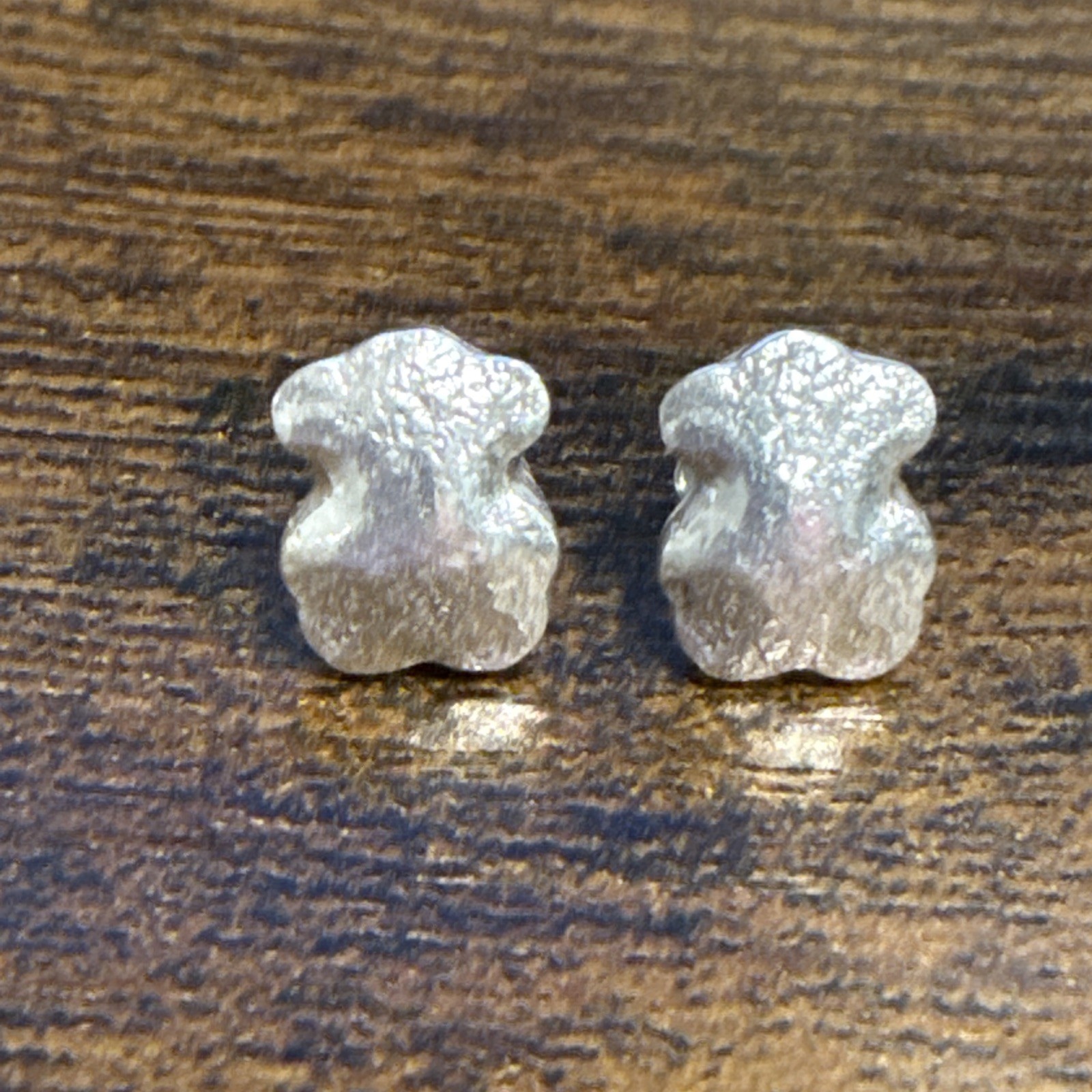 Tous Women’s Sterling Silver Bear Earrings