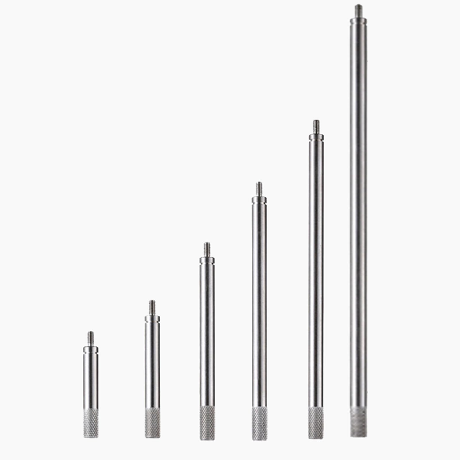 6pcs Dial Indicator Extension Stem Rod Set,30 40 60 80 100 150mm 30-150MM
