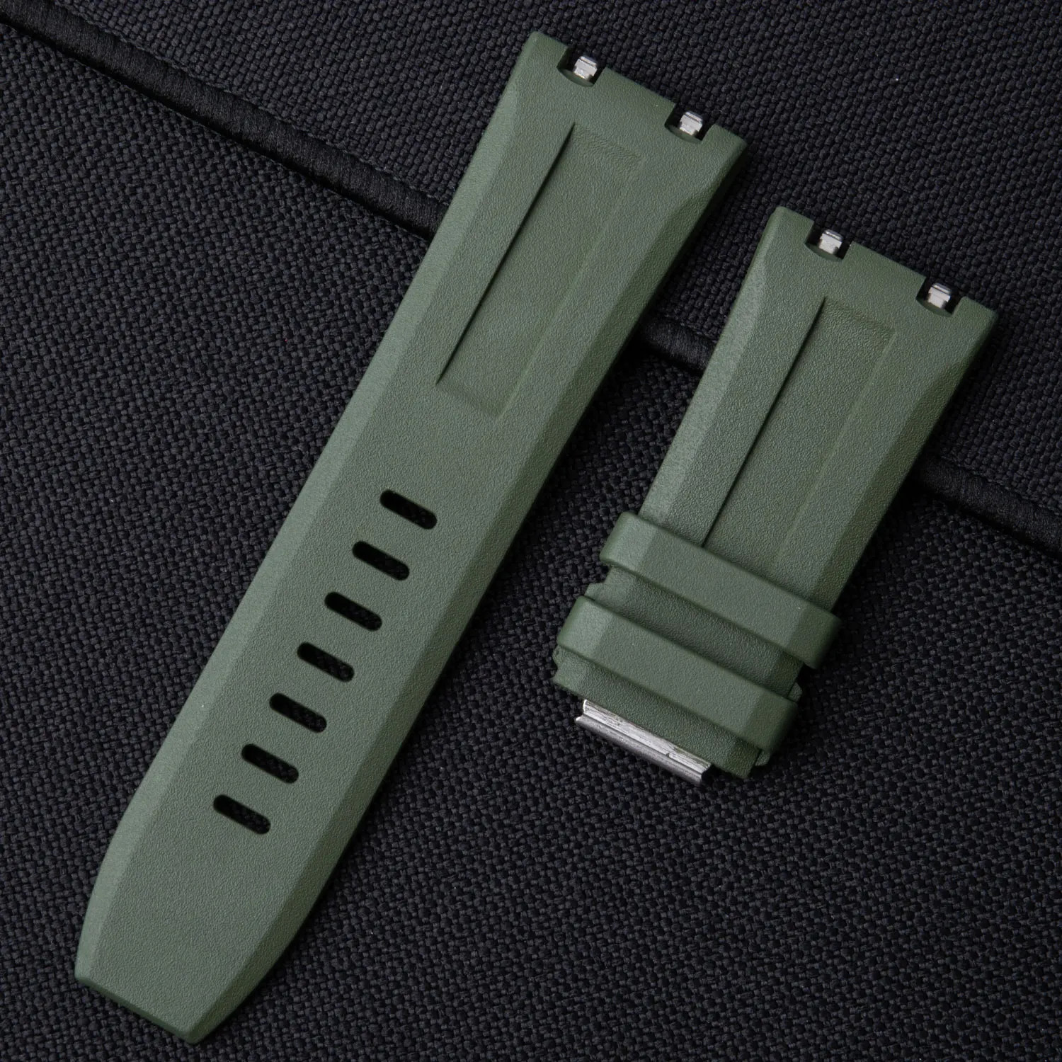 Quick Change FKM Rubber Strap Band Fits Audemars Piguet Royal Oak Offshore Diver