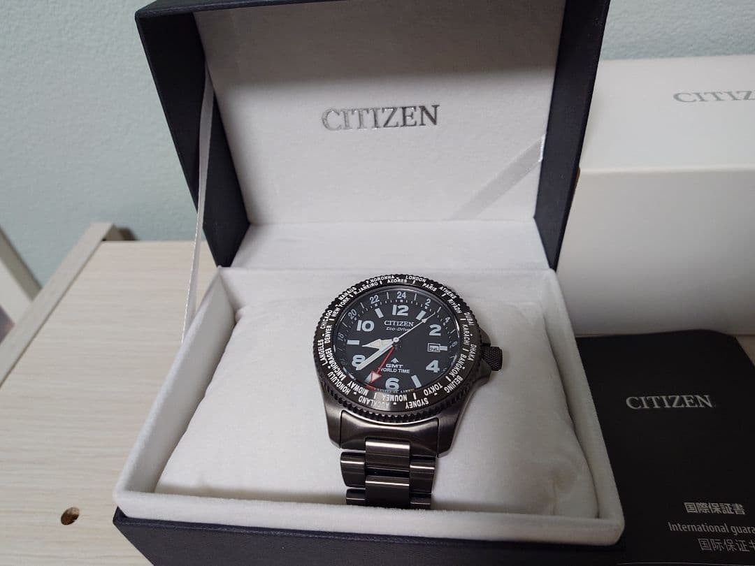 Citizen Eco Drive GMT WORLD TIME BJ7107 83E