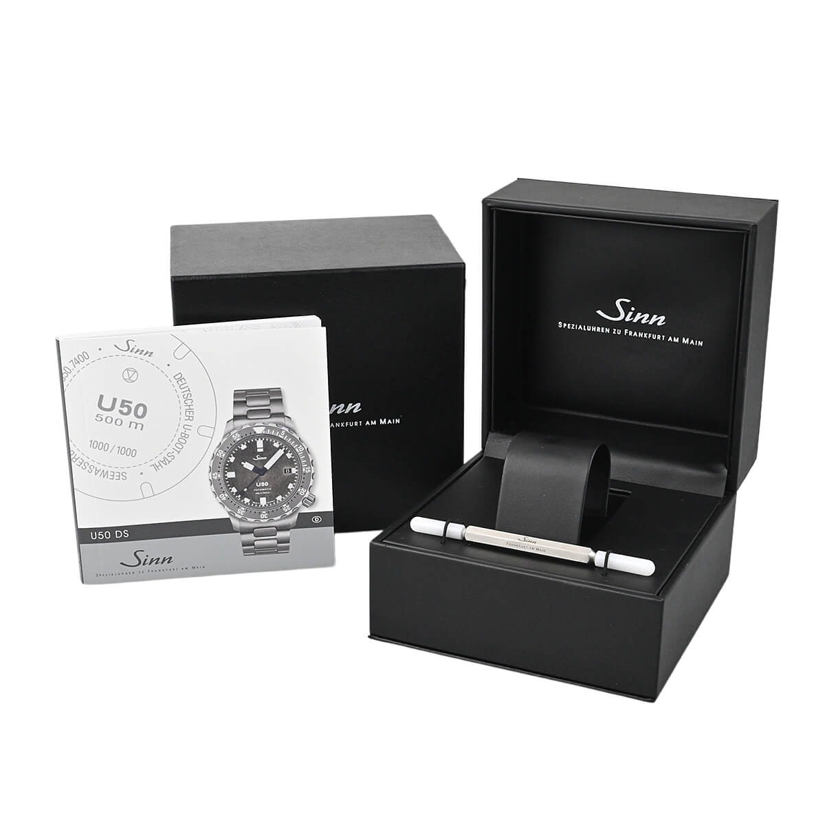 Sinn U50.DS Automatic Watch 41mm Gray Dial Diver Date Limited 1000pcs