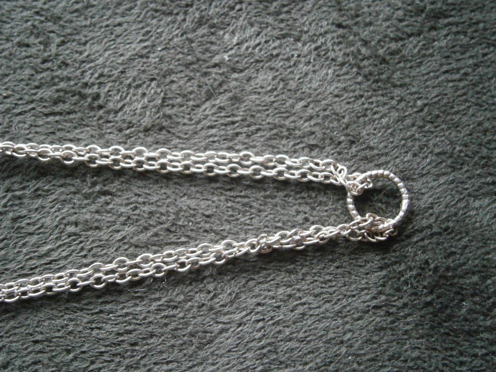 Double Fine Trace Chain Sterling Silver Bracelet ~ 6.6″-7.8″ / 17-20 cm ~ 1.7g