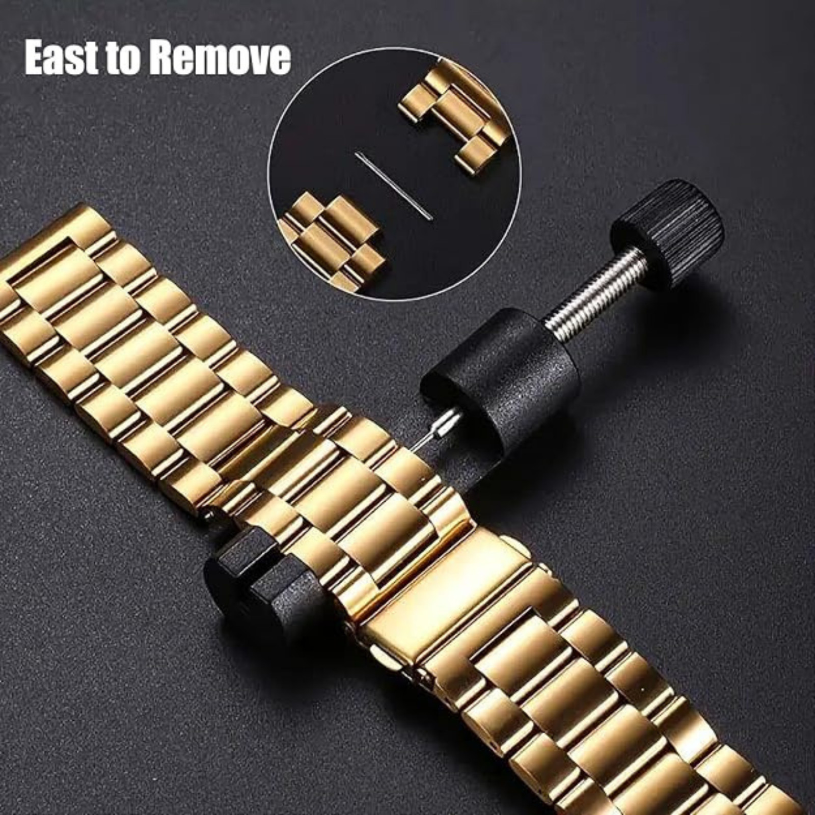 Olytop Watch Link Removal Kit – 2 Pack Tool Set for Easy Strap Adjustment