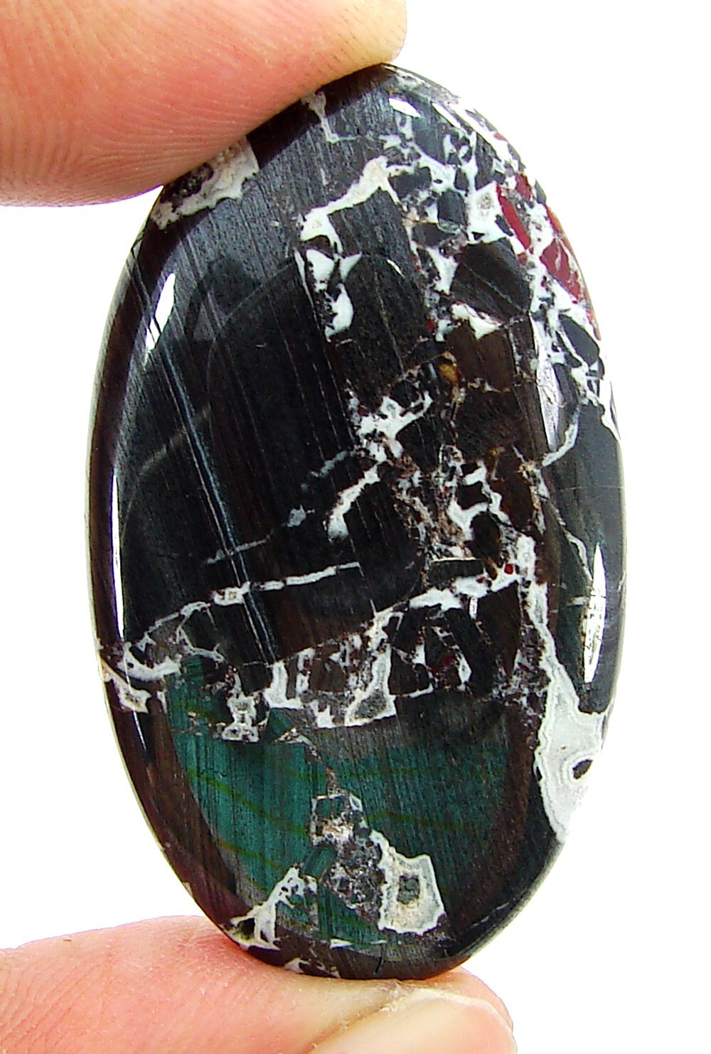 50.35 Ct Natural Rainbow Jasper Loose Gemstone Cabochon Wire Wrap Stone – 1438