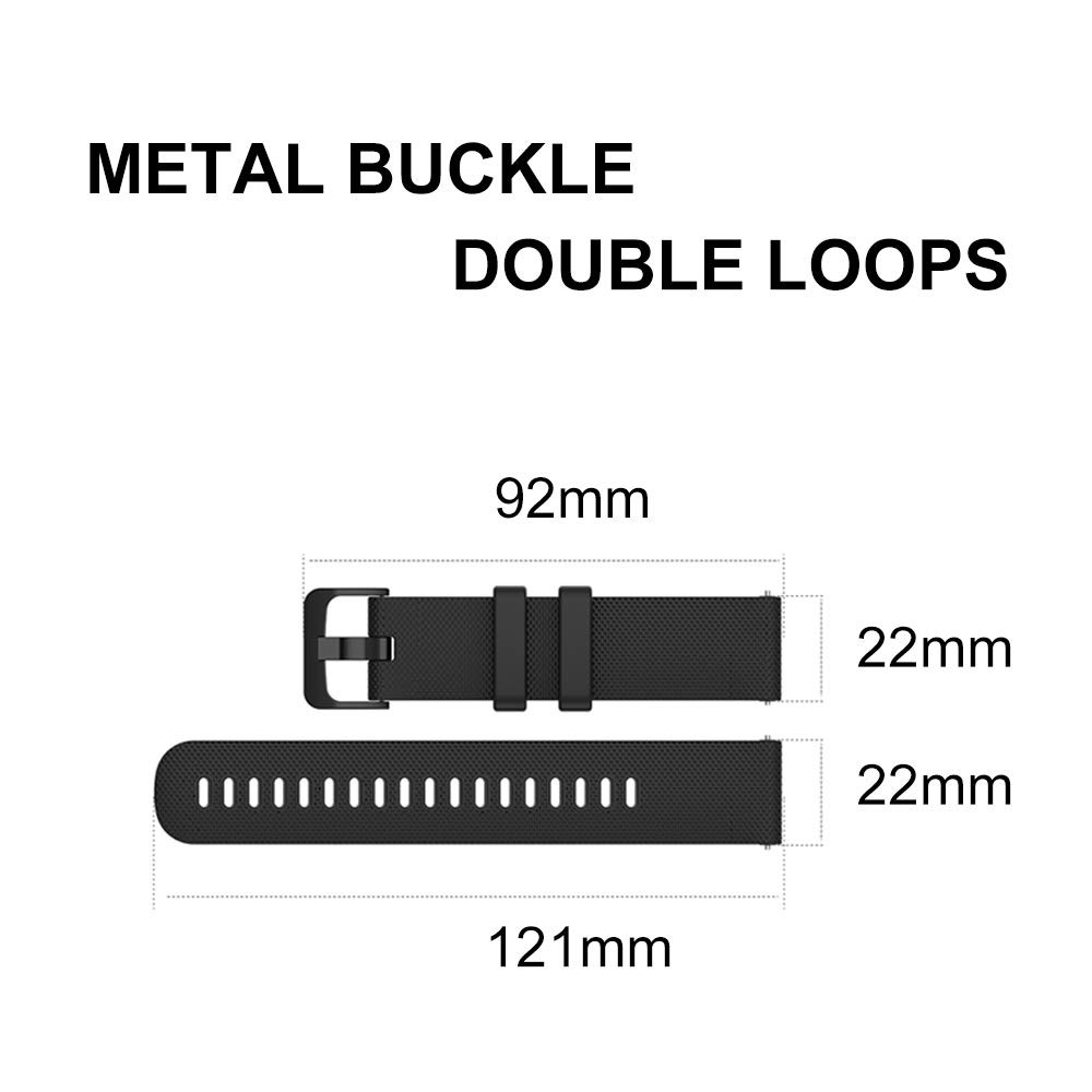 Yeejok 22mm Silicone Bands Compatible for Fossil Men’s Gen 6/5E 44mm/Gen 5 LT…