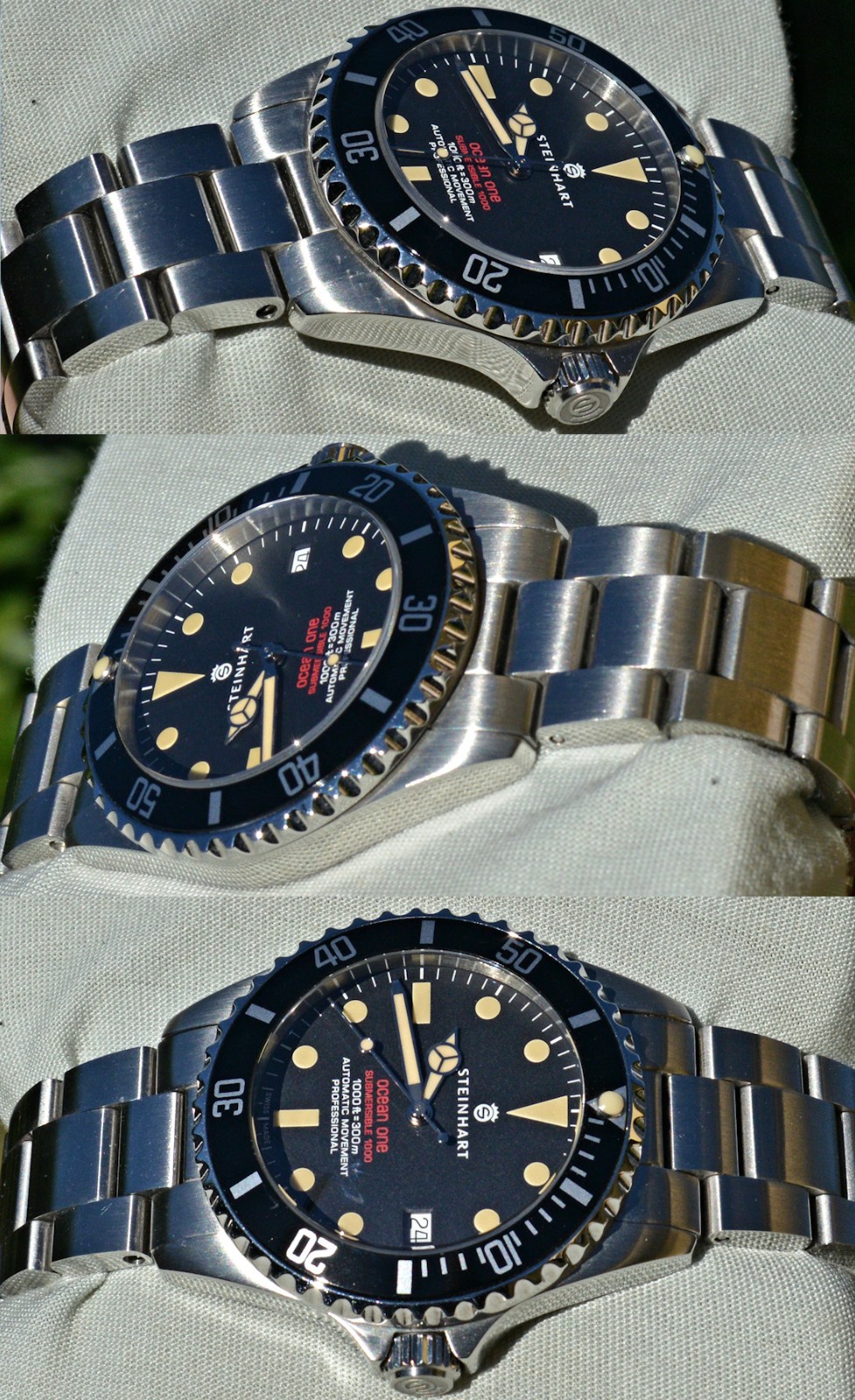 Steinhart Ocean One Red Sub Exclusively Edition For Gnomon Like New Full Set
