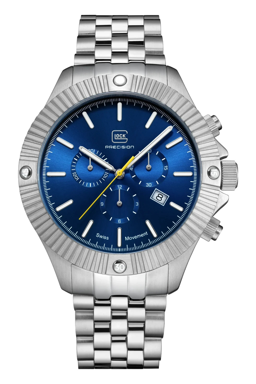 Glock watch GW-38-2-22 SAPPHIRE CRYSTAL, ROTATING BEZEL, SWISS SUPER-LUMINOVA®