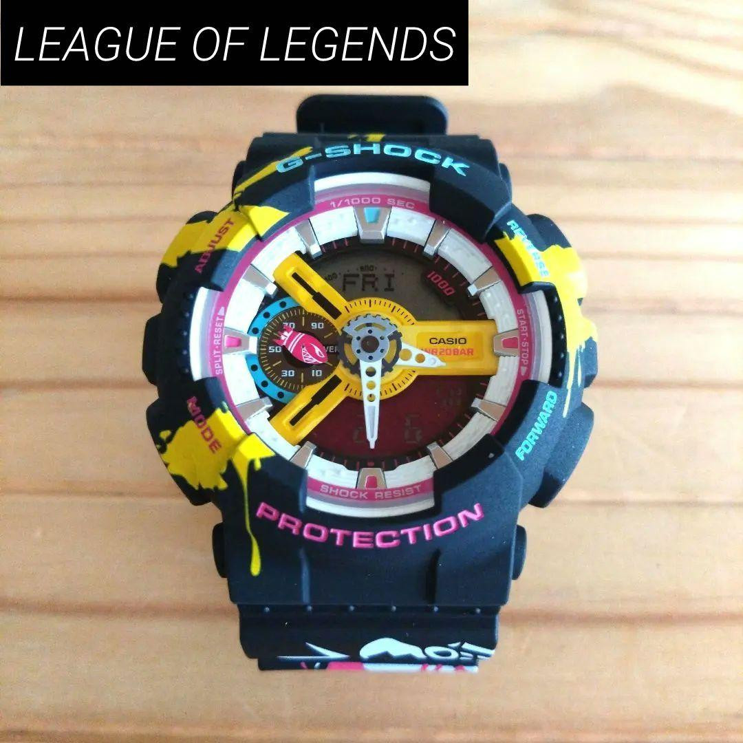 G-SHOCK GA-110LL-1AJR League of Legends Jinx Watch New Box For Ages 15+
