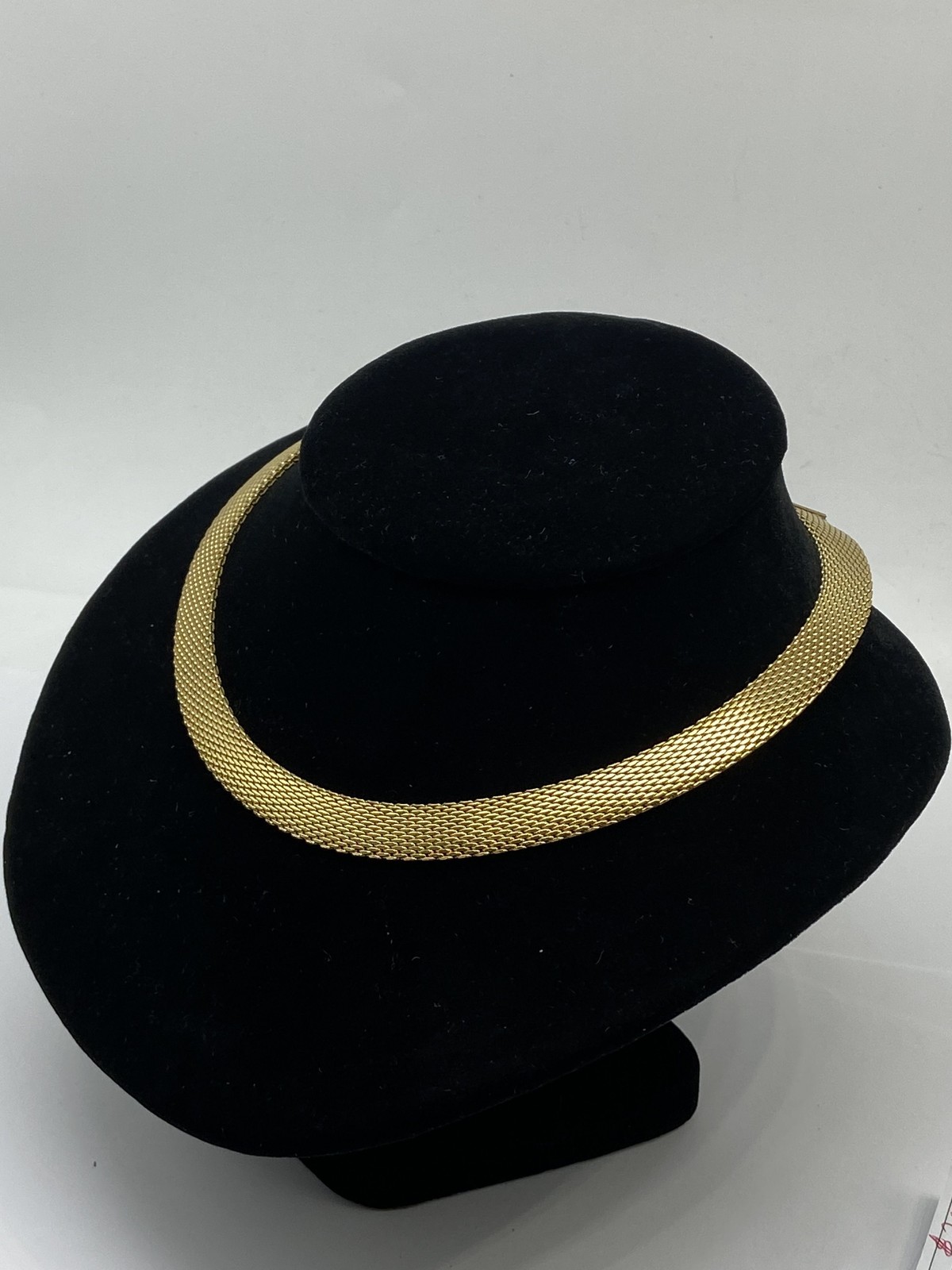 Rolled Gold Mesh Link 17 1/2″ Necklace 40.0g