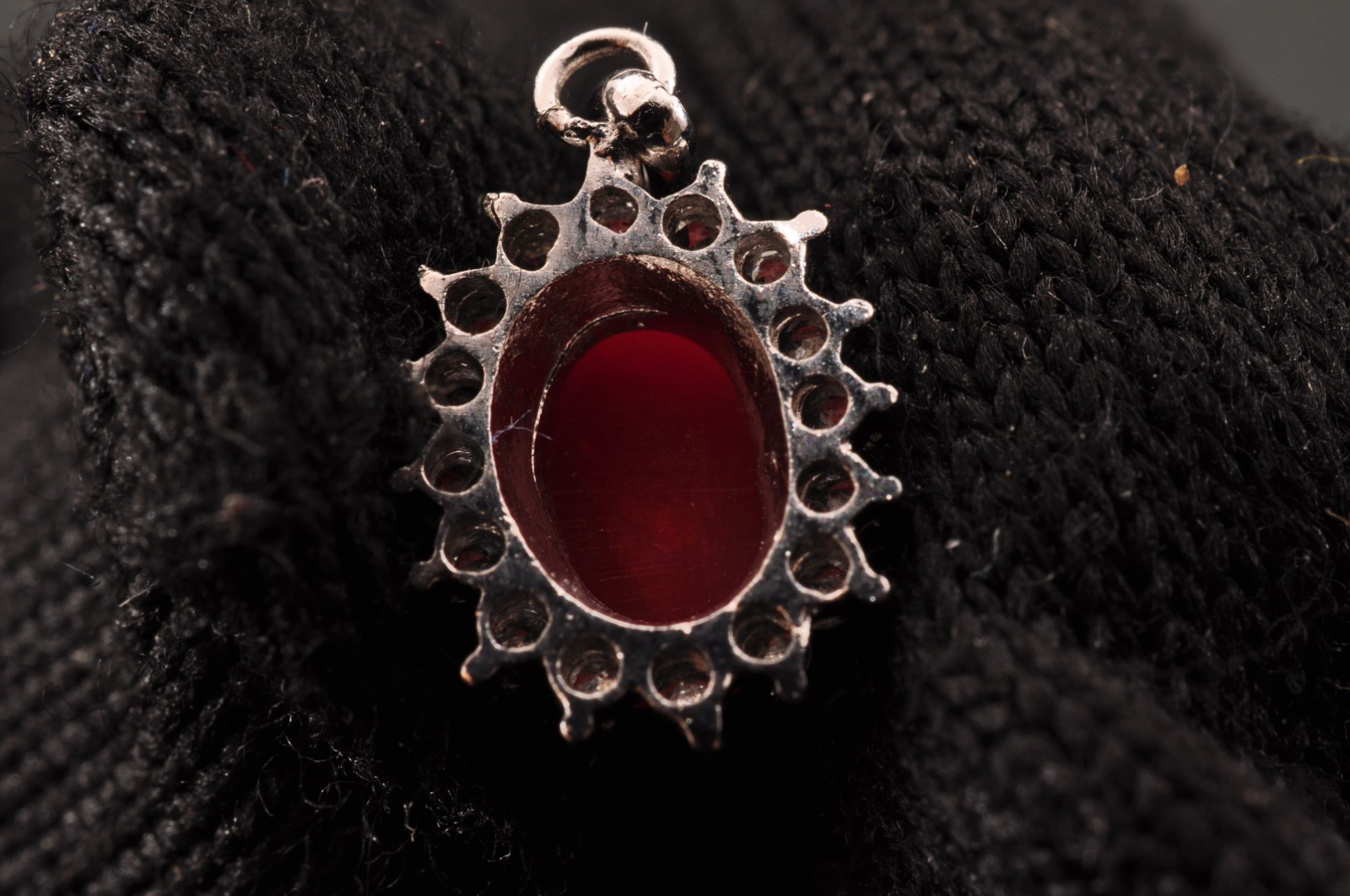 Certification oxblood coral pendant top 925 silver (11mm (0.43in) total 4.0ct).