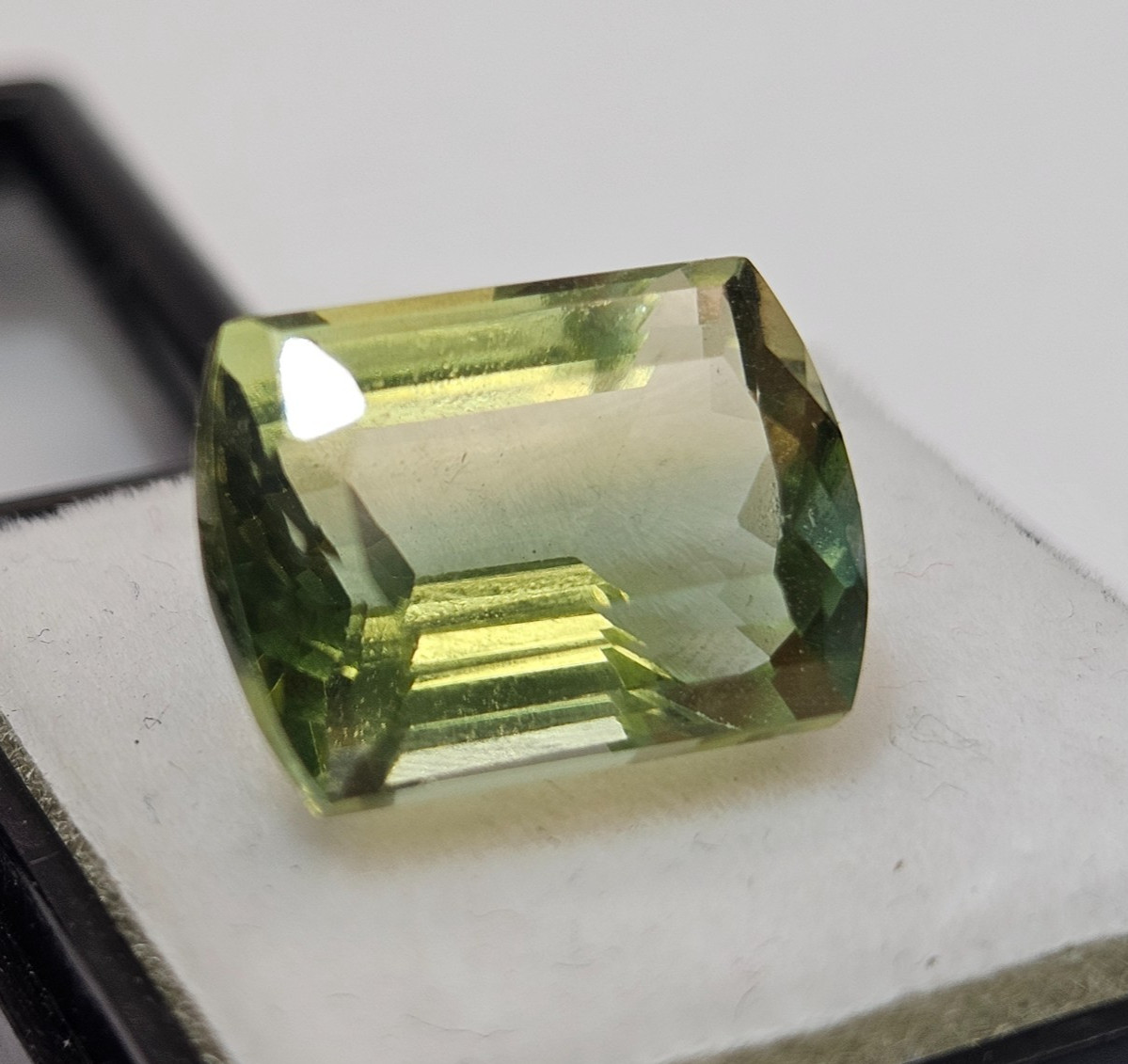 Bi-Colour Tourmaline Cushion Cut 11-12 Ct GEMSTONE For Ring & Stud Making FR-479