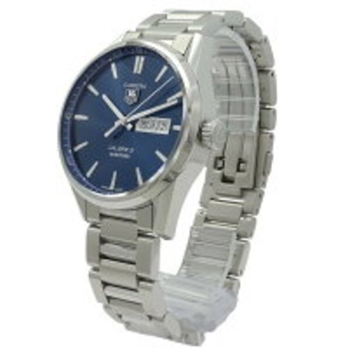 TAG Heuer Carrera Calibre 5WAR201E BA0723 Stainless Steel Blue Dial Date
