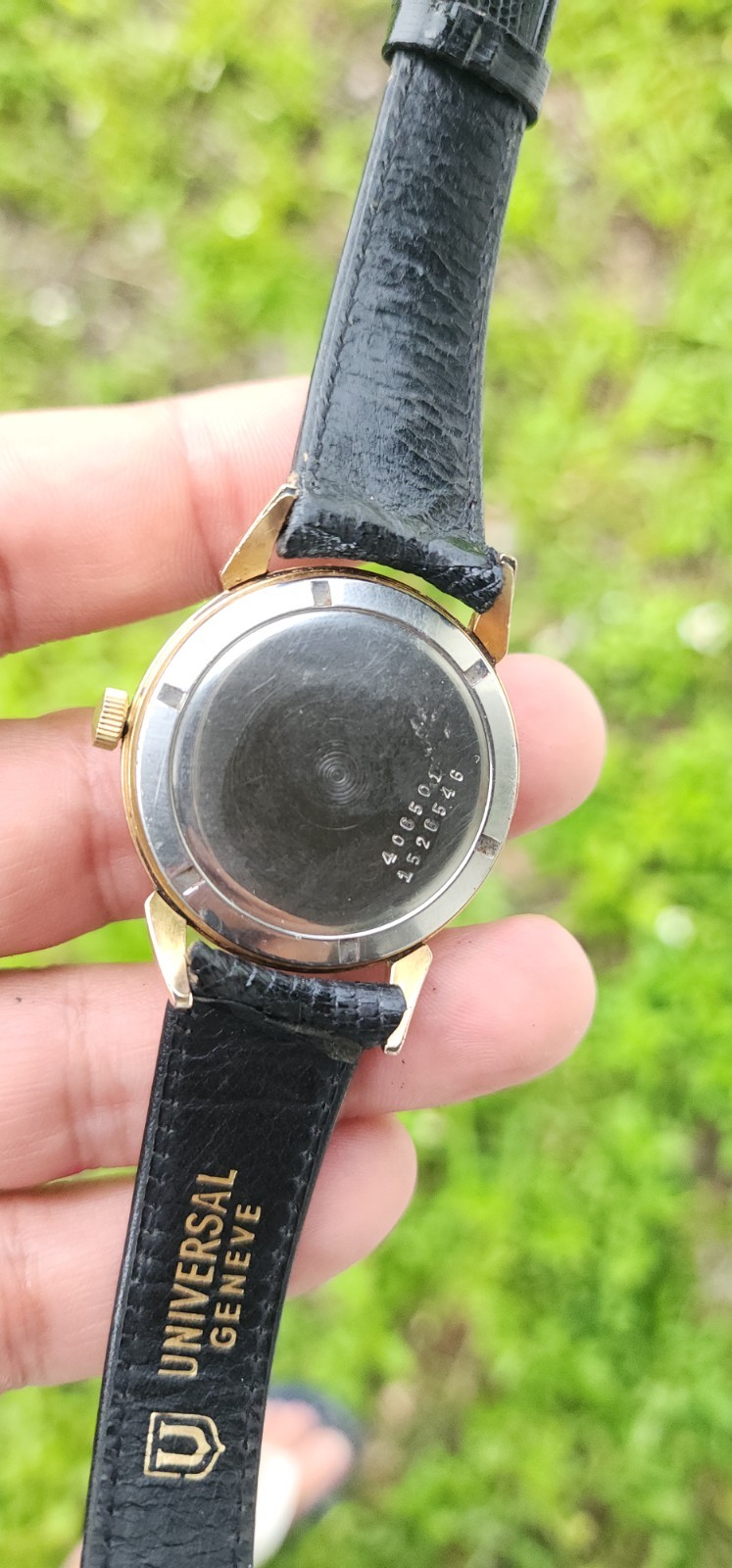 VINTAGE 1950’S UNIVERSAL GENEVE MANUAL CAL 332 Gold Filled MEN’S WATCH