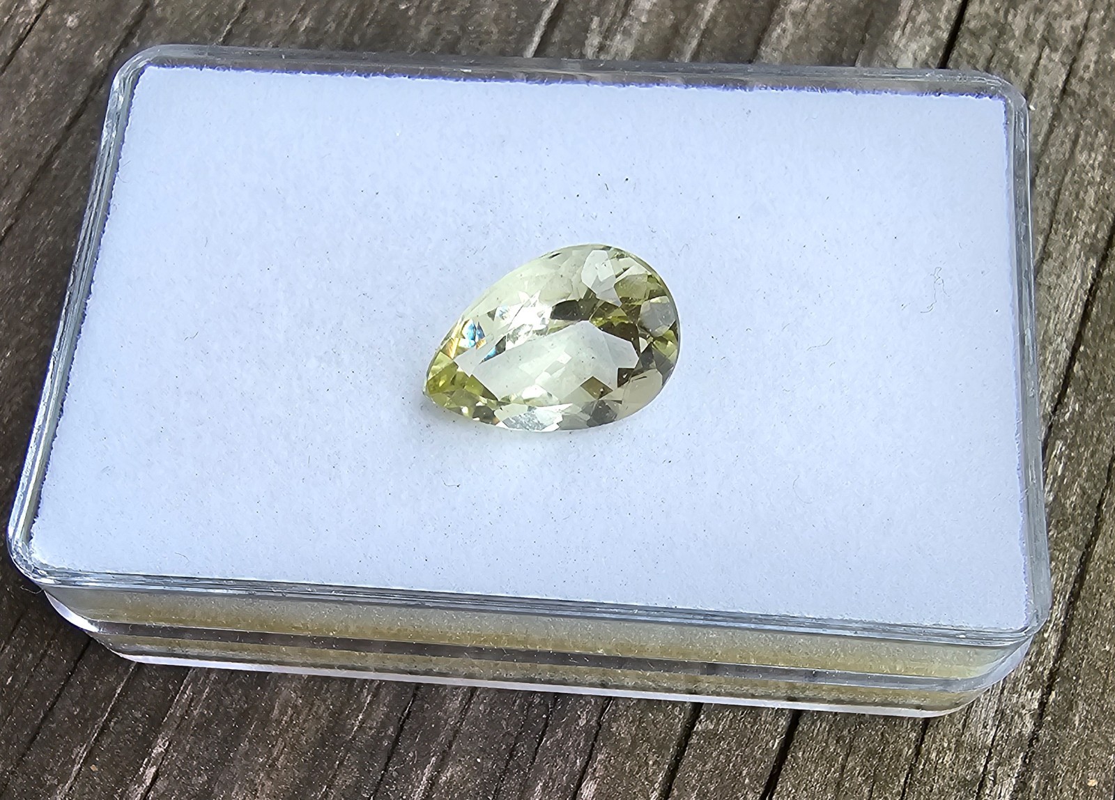 Yellow Beryl 14×9.7mm Pear Shape Loose Gemstone!