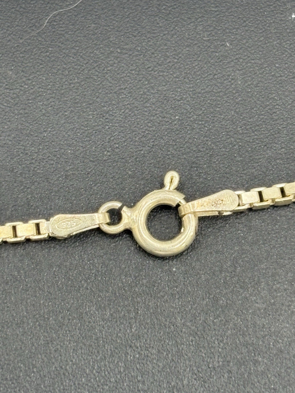 Vintage 20″ Sterling Silver Box Chain Necklace 1.7MM 8.8 Grams E20