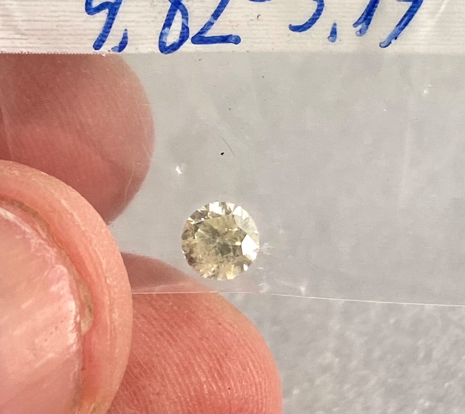 0.50 Carat J Color SI3 Round Brilliant Natural Enhanced Mined Diamond 4.82mm