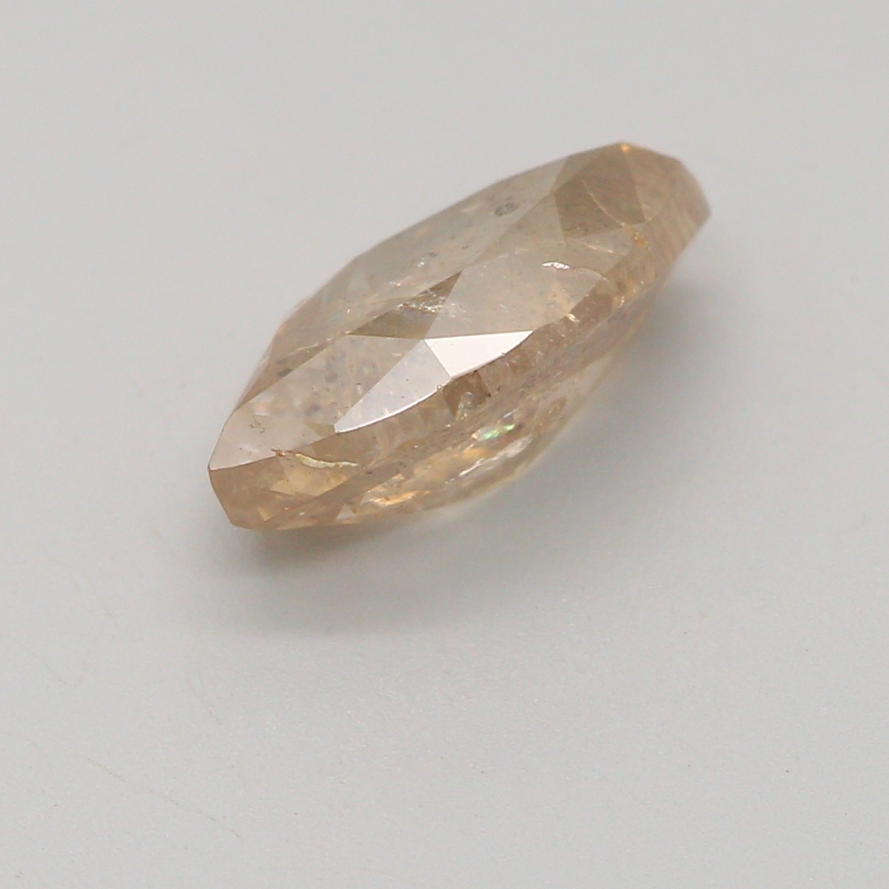fancy light brown marquise shape loose diamond