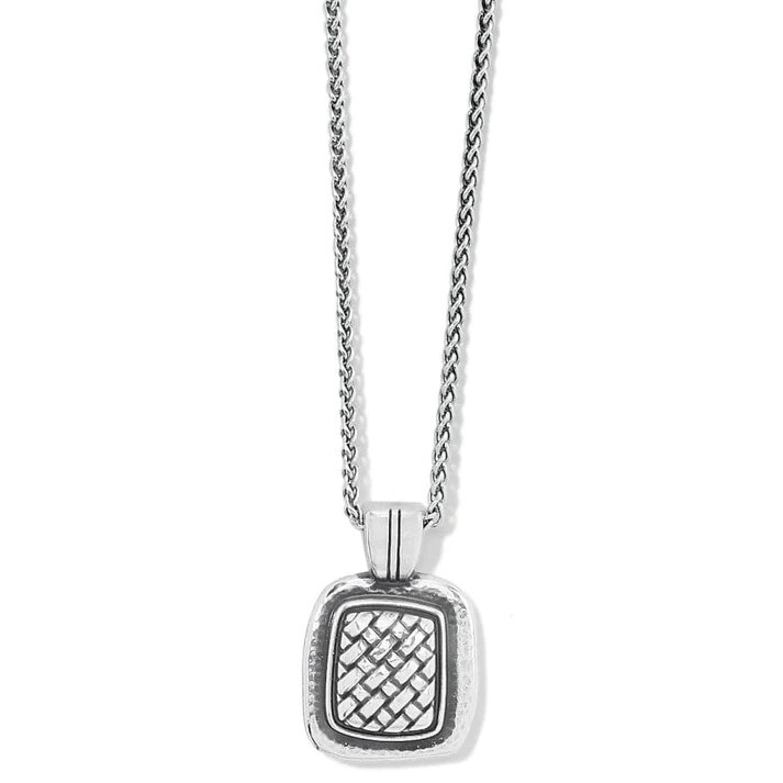 NWTag Brighton FERRARA ARTISAN SQUARE Pendant Necklace MSRP $68