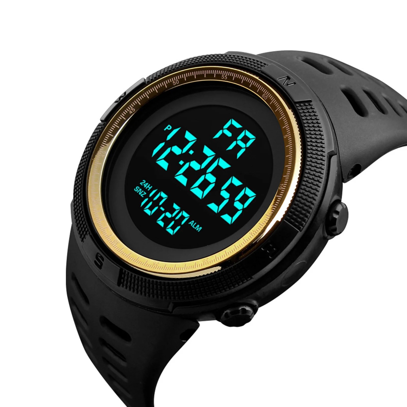 NEW Mens Digital Sports Watch Waterproof Military Army LED Luminous Outdoor Watc