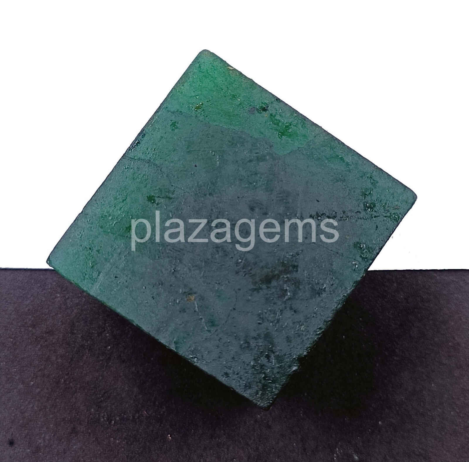 783.0 Ct Cube Cut Natural Green Emerald Raw Certified Loose Gemstone 5RDU