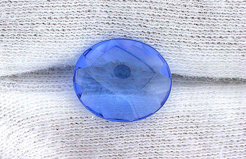 ONE 14×12 Synthetic Buff Top Oval Cornflower Blue Sapphire Lab Gemstone B20A18