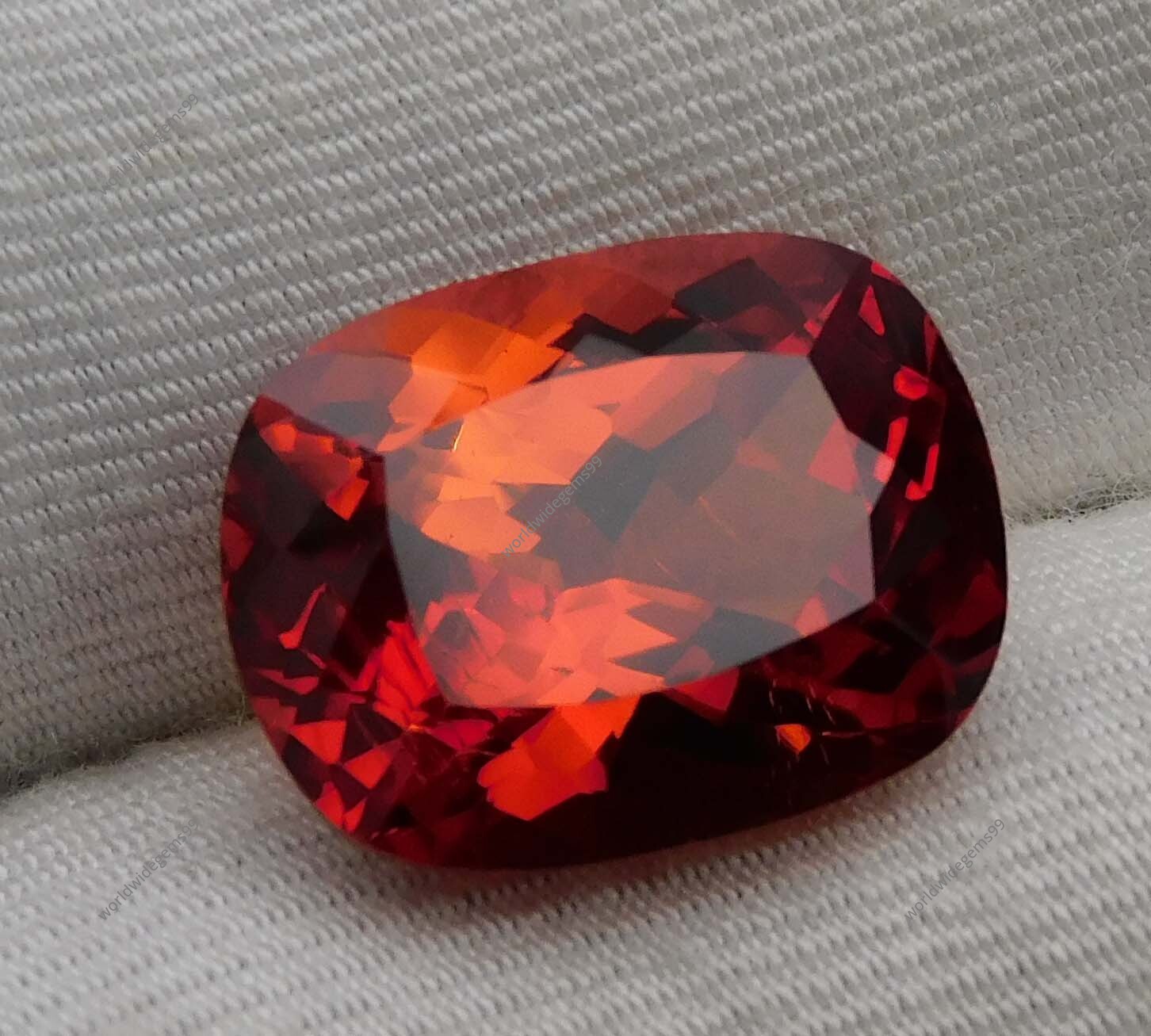 Natural Orange Sapphire 9.55 Ct Genuine Rare Certified Loose Gemstone