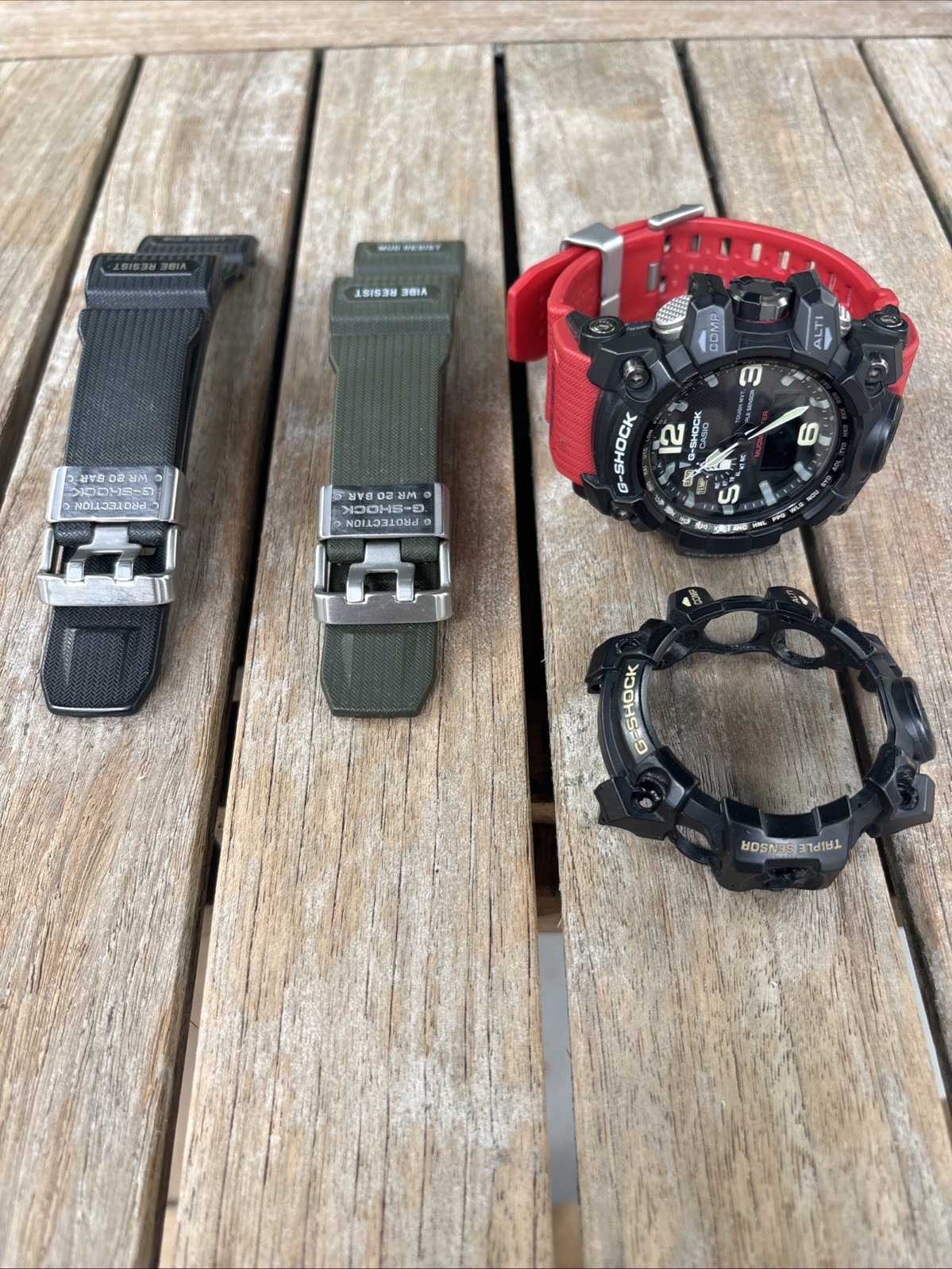 CASIO G-SHOCK MUDMASTER GWG-1000-1AJF Mens Japan import with 3 bands