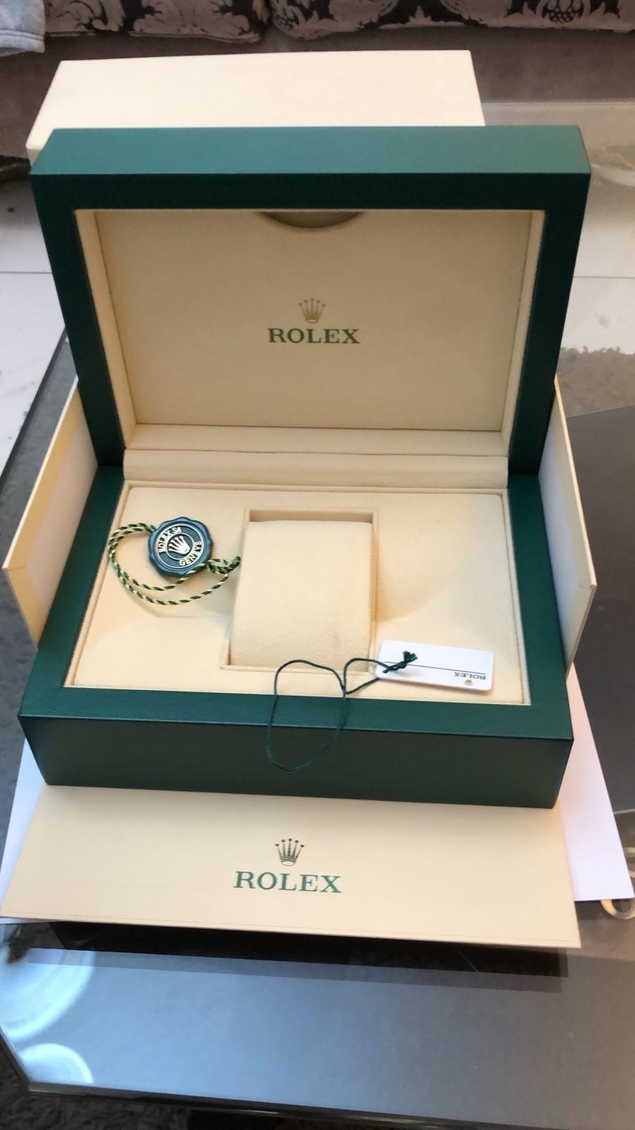 ROLEX oyster box reference M279381RBR-0004 empty box 39139.04