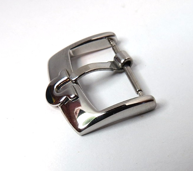 One New Omega Swiss Made Strap 20mm Buckle Silver Tone SS”