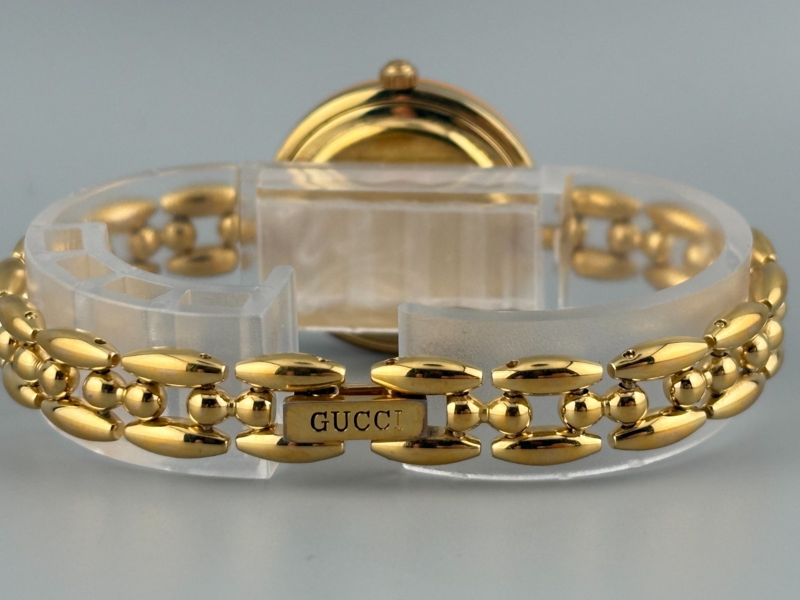 [Excellent] Gucci Change Bezel 1200 Gold Yellow Watch Auth