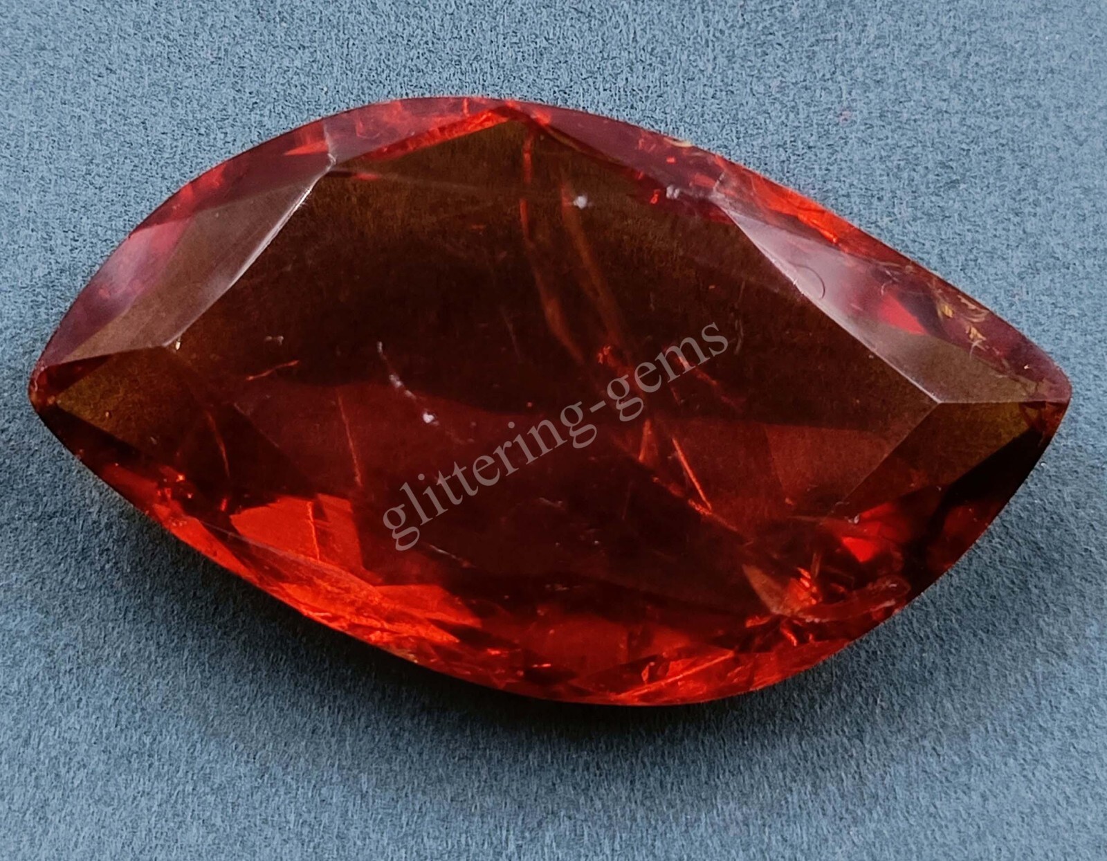 98.25 Ct Fancy Cut Natural Orange Citrine IGL Transparent Loose Gemstone M25