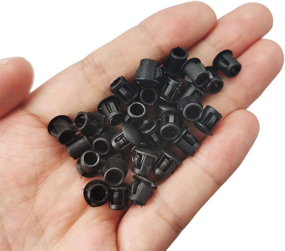 Hole Plugs 1/4″ Plastic Flush Type Hole Plugs for 5.5-6Mm Hole Snap in Locking H
