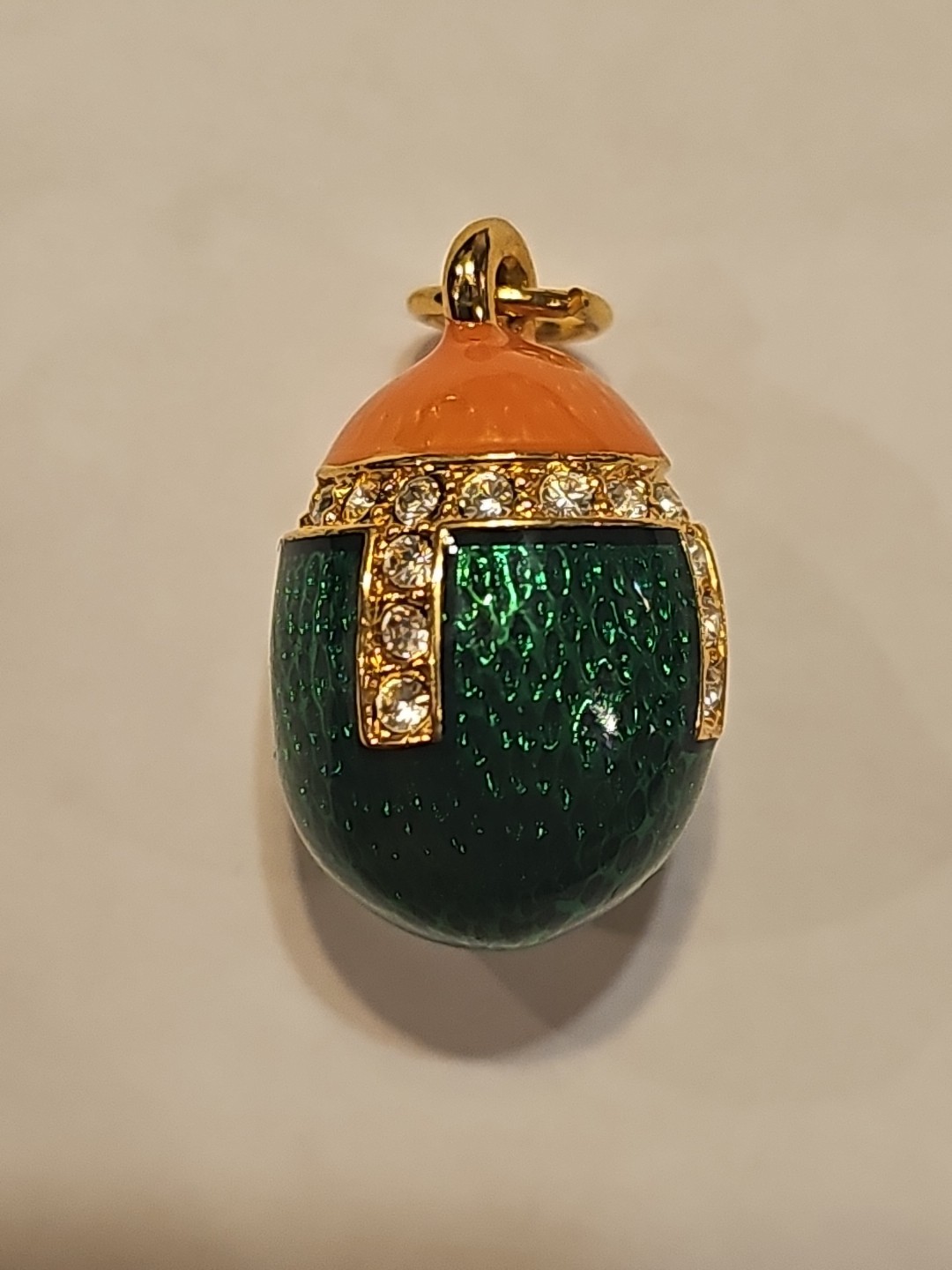 LOT OF 6 JOAN RIVERS ENAMEL FABERGE EGG STYLE CHARMS