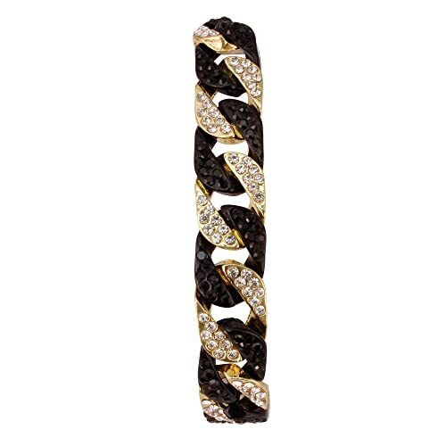 Charles Raymond Mens Womens CZ Miami Cuban Link Hip Hop Bracelet.