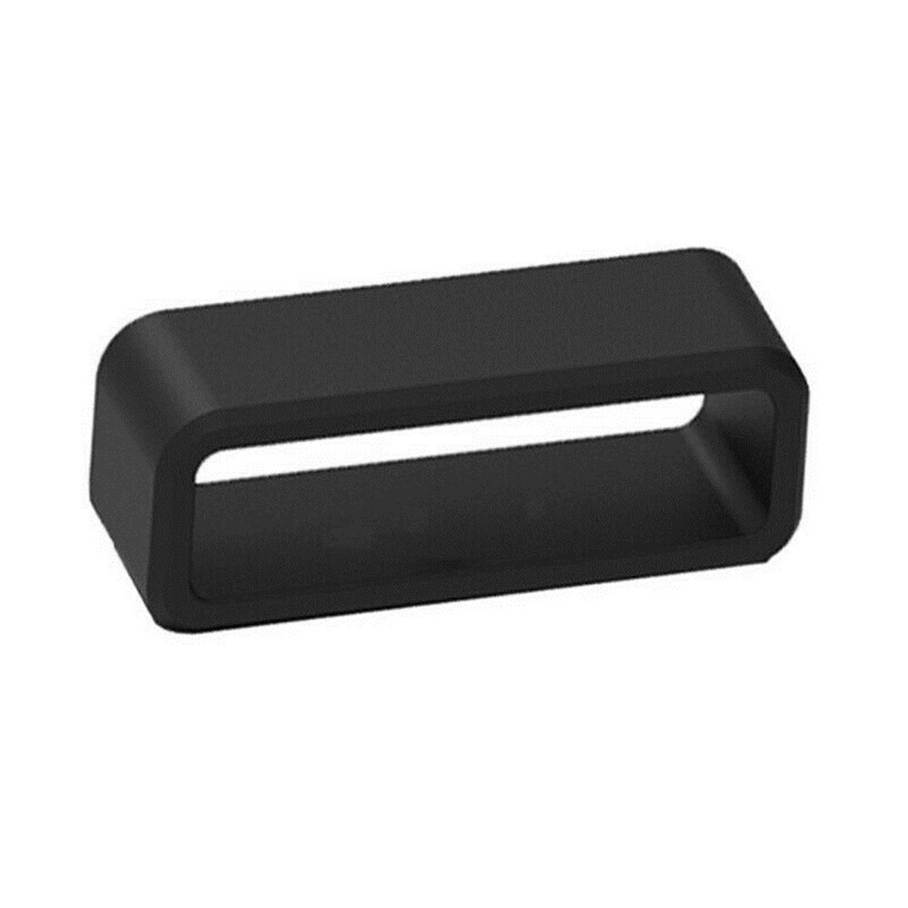 2pcs Silicone Watch Band Strap Hoop Loop Retainer Buckle Holder Ring Keeper