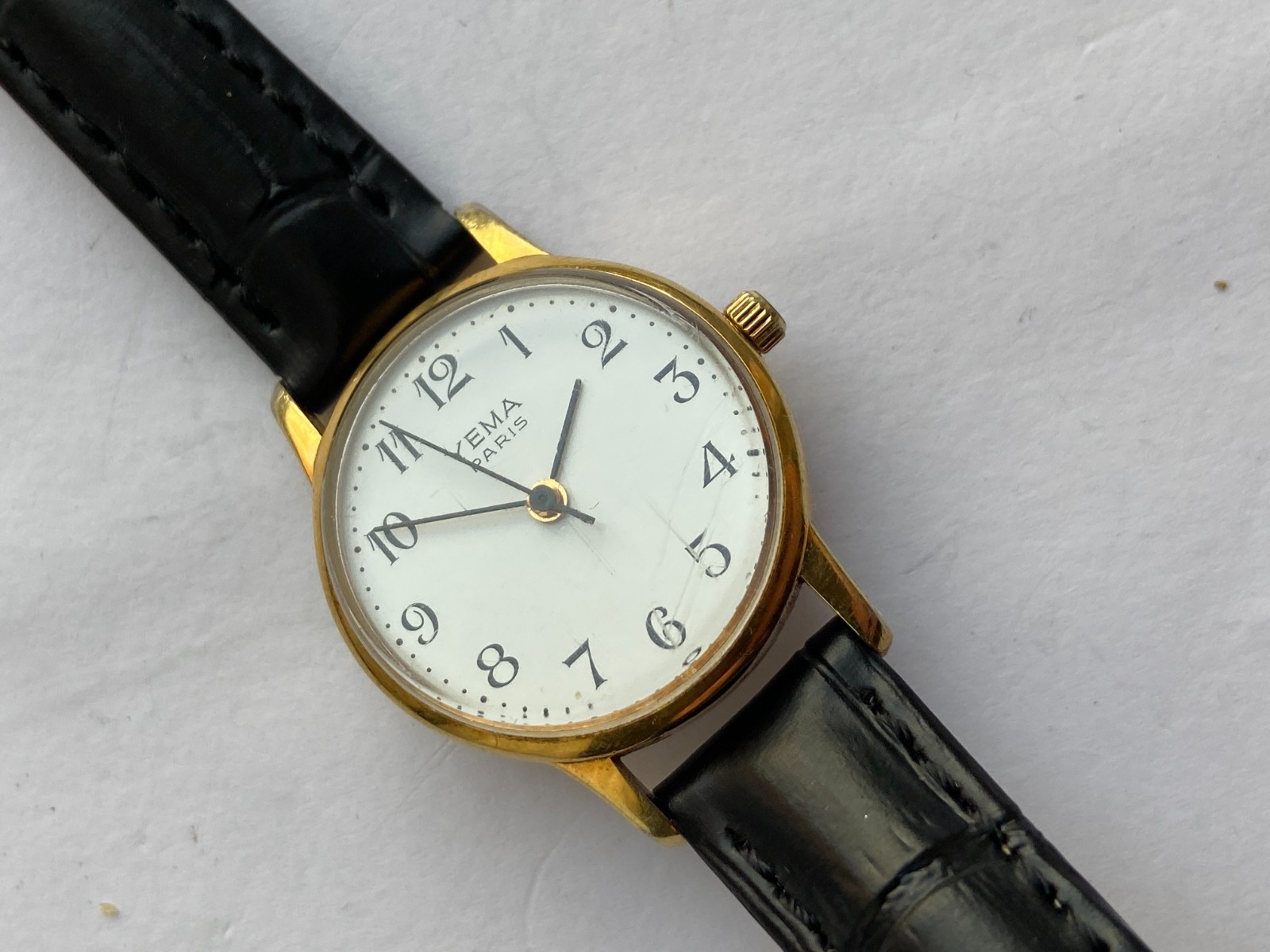 RARE WOMEN WRIST Watch QUARTZ YEMA PARIS FRANCE X15033